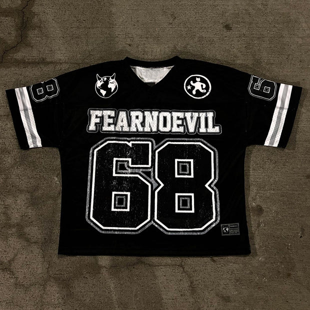 Fearnoevil Casual Street Mesh Jersey