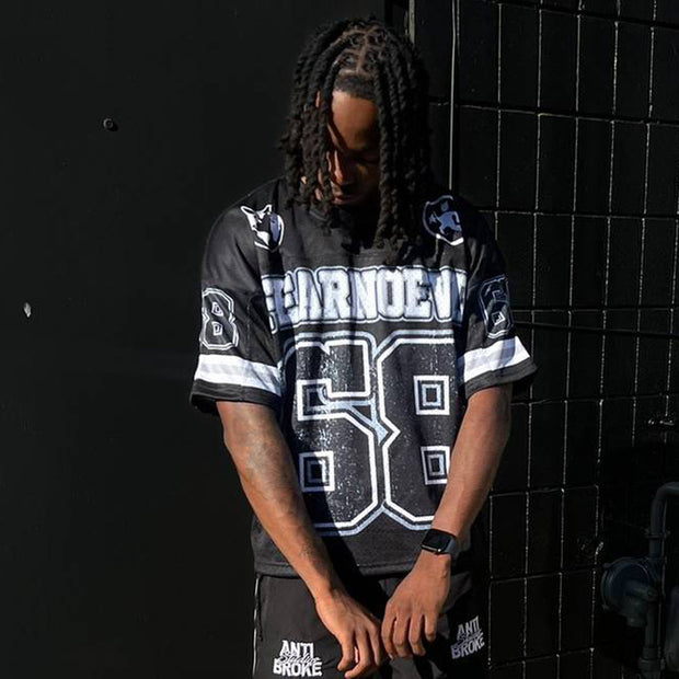 Fearnoevil Casual Street Mesh Jersey