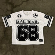 Fearnoevil Casual Street Mesh Jersey