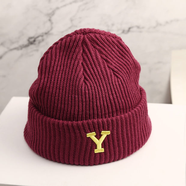 Knitted woolen cap, light board, warm men's and women's ear caps