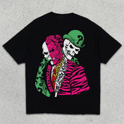 Skull Graphic Print Short Sleeve T-Shirt