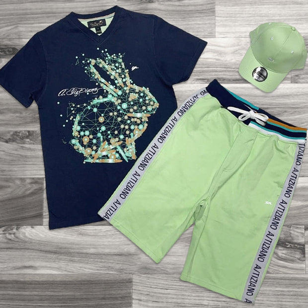 Rabbit Short Sleeve Two Piece Set