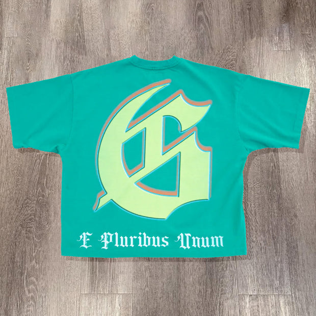 Water Scooter Print Short Sleeve T-Shirt