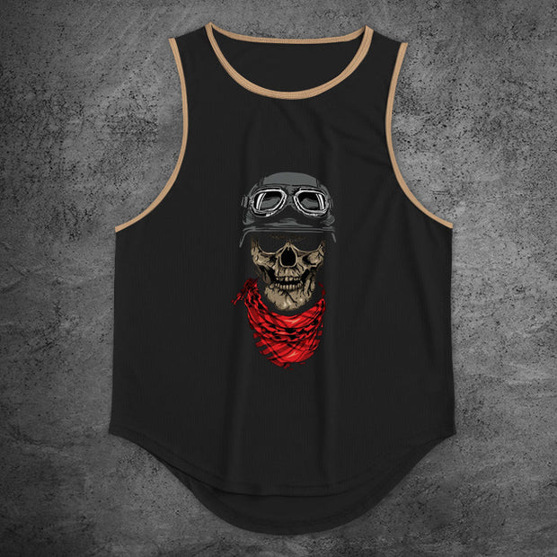 Fashion Casual Sleeveless Skull Vest