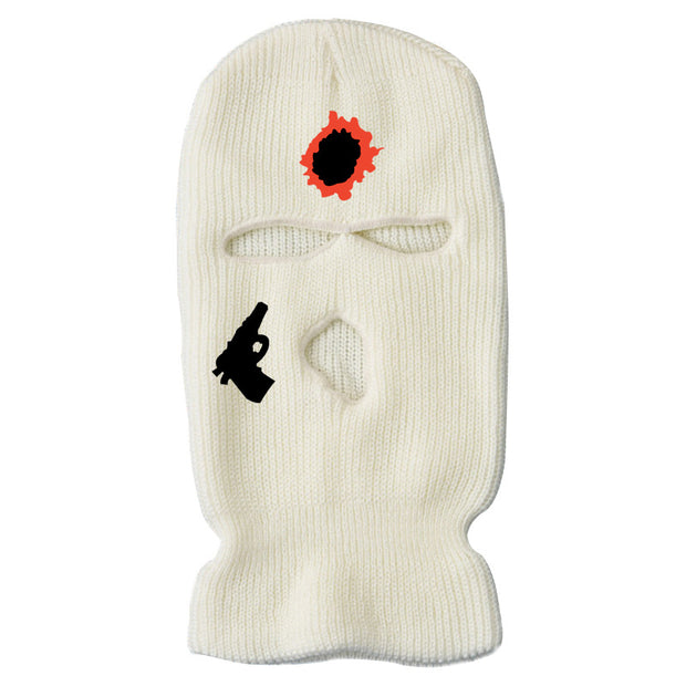 Hip Hop Gun Embroidery Knit Hat