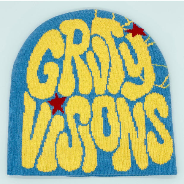 Men's and women's jacquard hats with letters hip-hop caps
