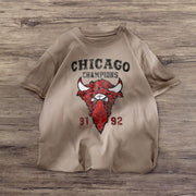 Fashion Trendy Printed Short Sleeve T-Shirt