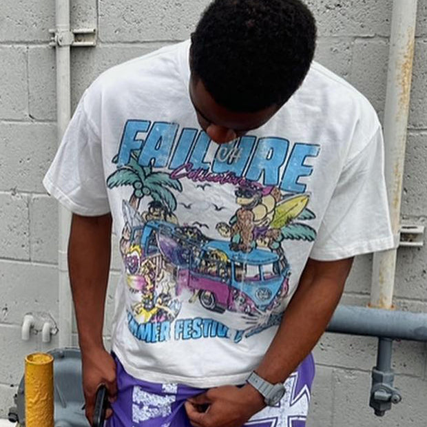 Beach sexy vacation printed T-shirt