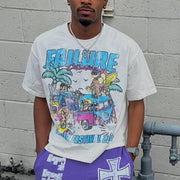 Beach sexy vacation printed T-shirt