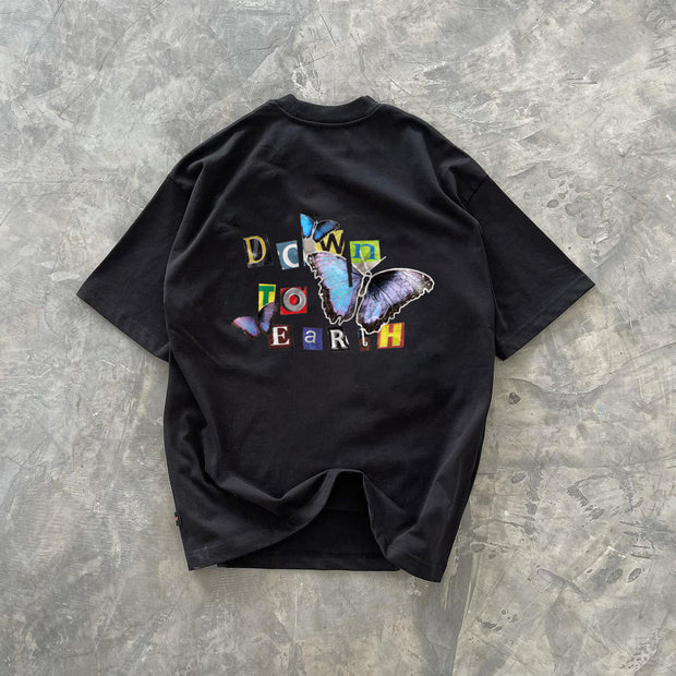 Personalized butterfly print top