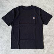 Solid Color Short Sleeve Pocket T-Shirt