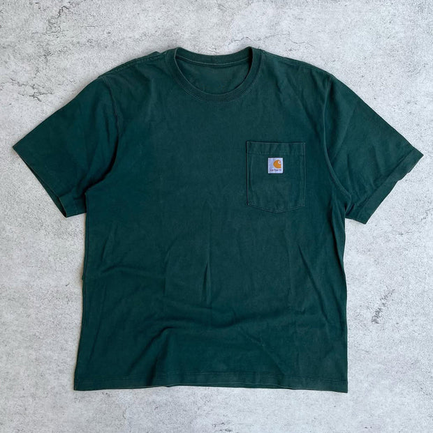 Solid Color Short Sleeve Pocket T-Shirt