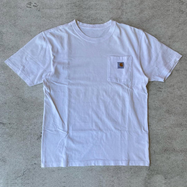 Solid Color Short Sleeve Pocket T-Shirt