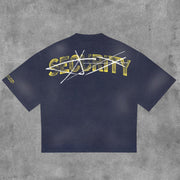 Security Print Short Sleeve T-Shirt