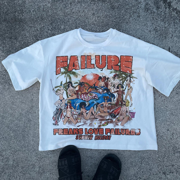 Beach vacation printed T-shirt