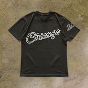 Retro Casual Fashion Short Sleeve Sports T-Shirt