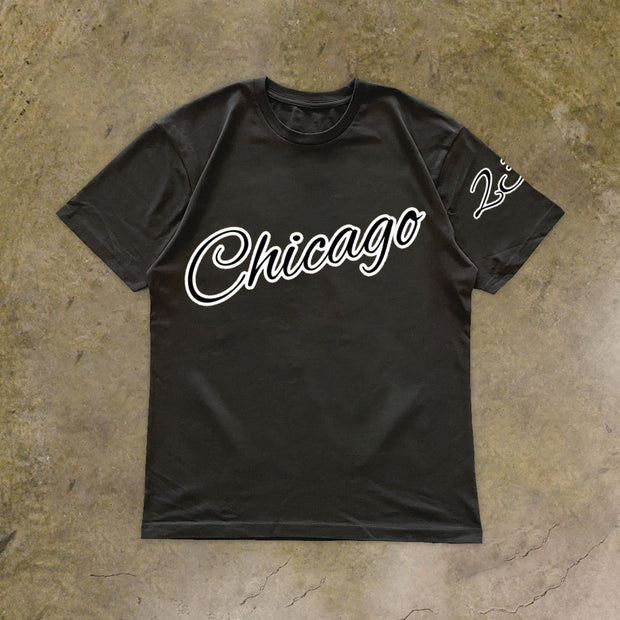 Retro Casual Fashion Short Sleeve Sports T-Shirt