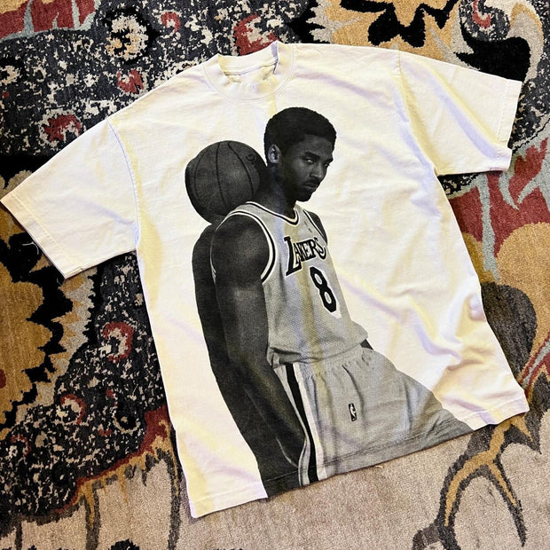 Commemorative Kobe Print Short Sleeve T-Shirt