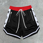 Men's mesh fitness sports shorts