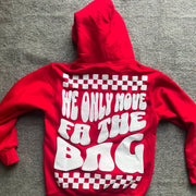 Casual Street Retro Print Hoodie