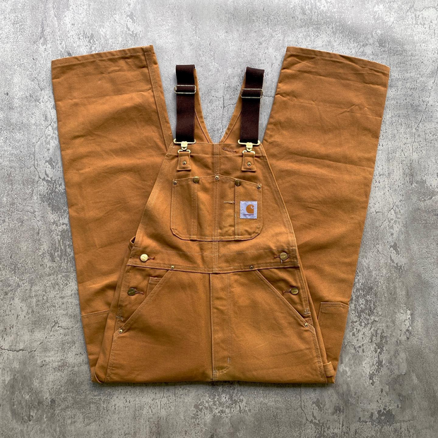Vintage Multi-Pocket Overalls