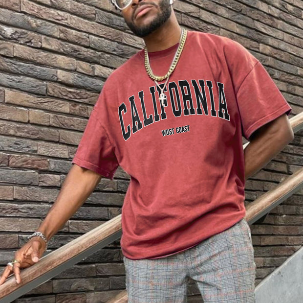 California Print Short Sleeve T-Shirt