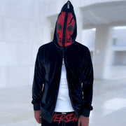 Fashion street style personality hot diamond sweatshirt jacket