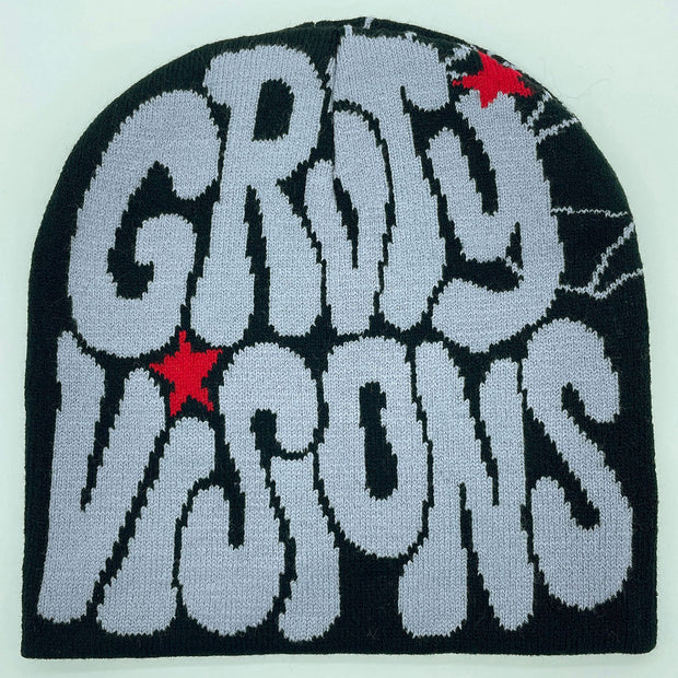 Men's and women's jacquard hats with letters hip-hop caps