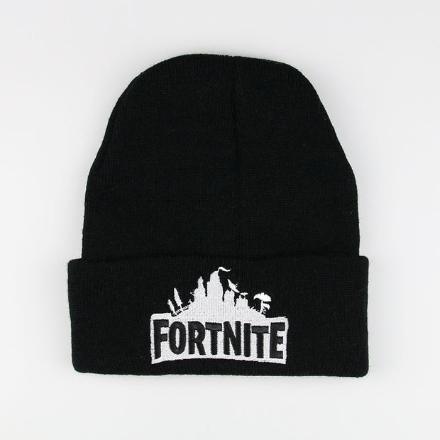Anime Fortnite knitted hat embroidered woolen hat pullover hat
