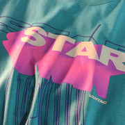 Tide brand personality pattern round neck loose casual short-sleeved T-shirt