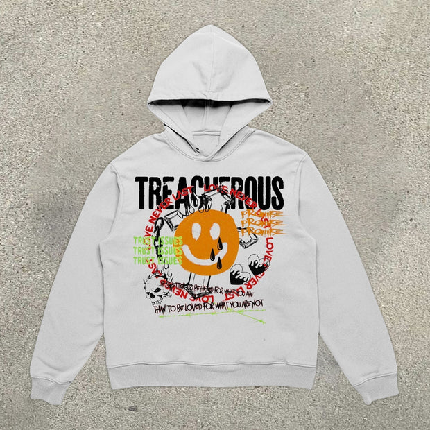 Fashion men's long sleeve loose hoodie