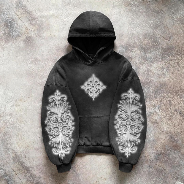 Vintage Gradient Oversized Hoodie