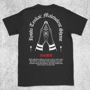 MALEVOLENT SHRINE PRINTED SHORT SLEEVE T-SHIRT