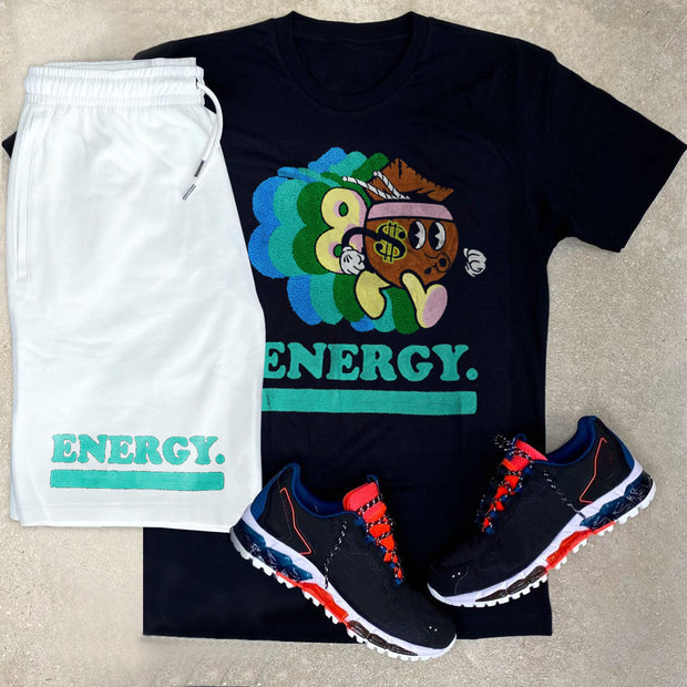Fashion Preppy Loose T-Shirt Sports Shorts Set