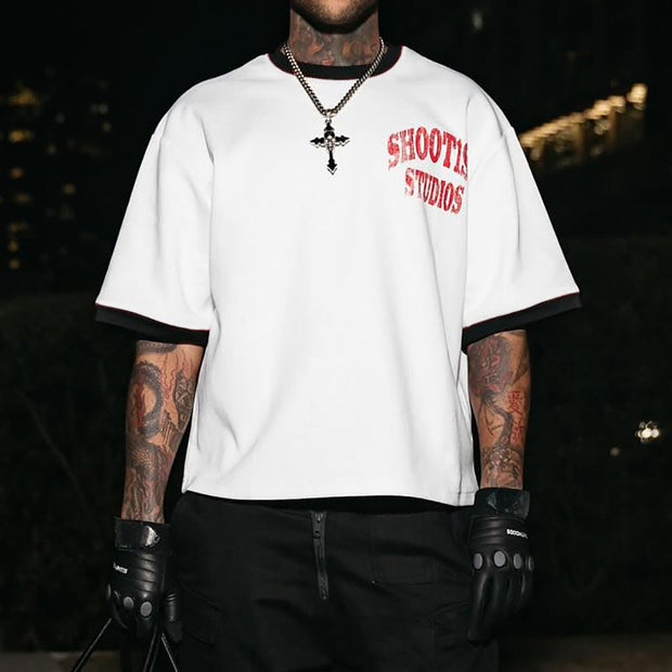 Casual Shootist Studio Print Short Sleeve T-Shirt