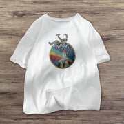 Astronaut retro print fashion T-shirt