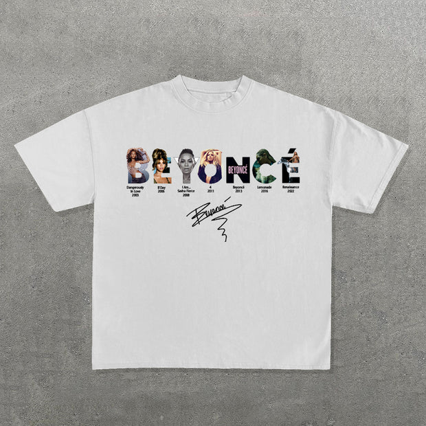 Music Producer Album Print Short Sleeve T-Shirt