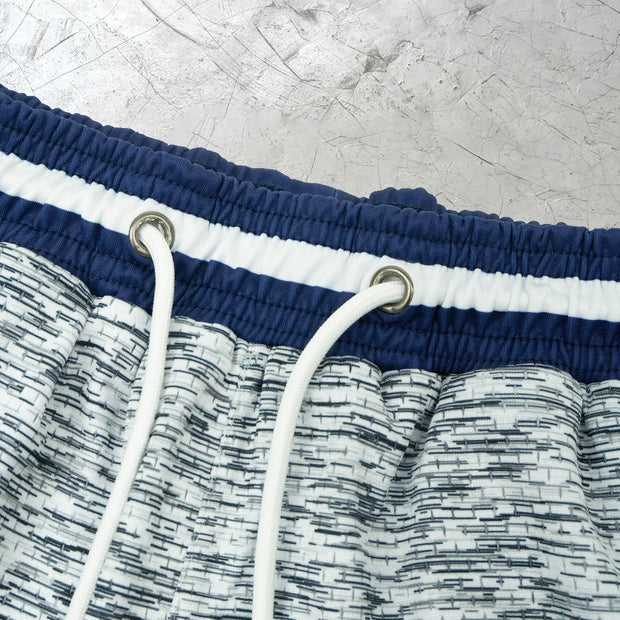 Vintage Floral Grey Street Sports Shorts