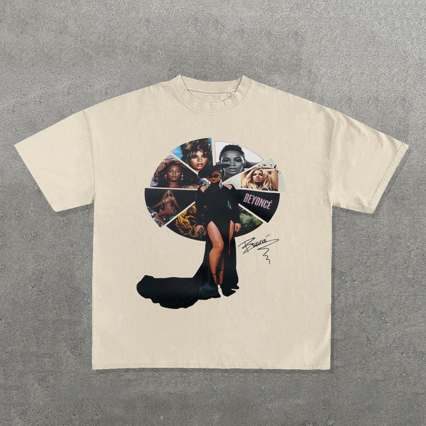 Music Producer Album Print Short Sleeve T-Shirt