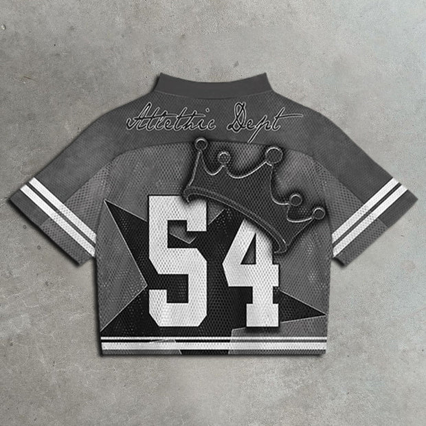 Saints Crown Casual Mesh Jersey