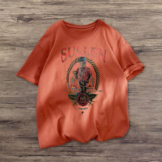 Fashion spoof short sleeve T-shirt