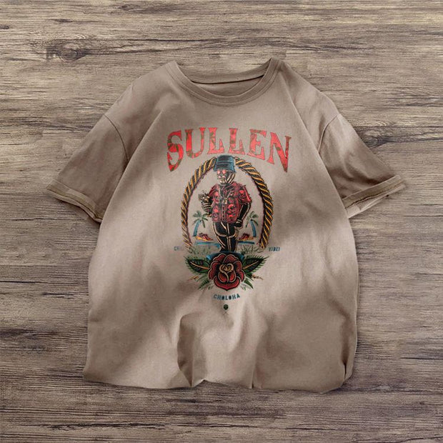 Fashion spoof short sleeve T-shirt