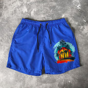 Coconut palm print swim shorts