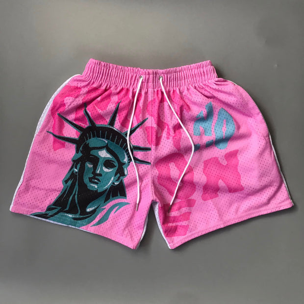 Statue of Liberty Mesh Shorts