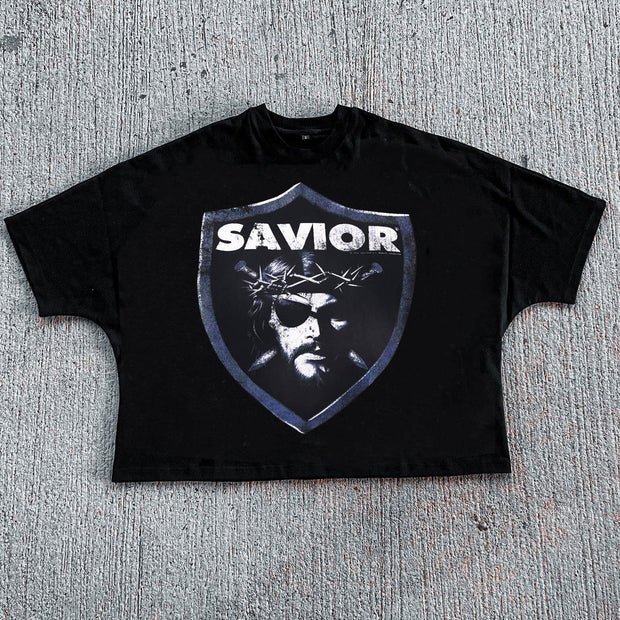 Satan Savior Casual Street T-shirt