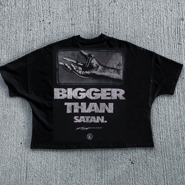Satan Savior Casual Street T-shirt