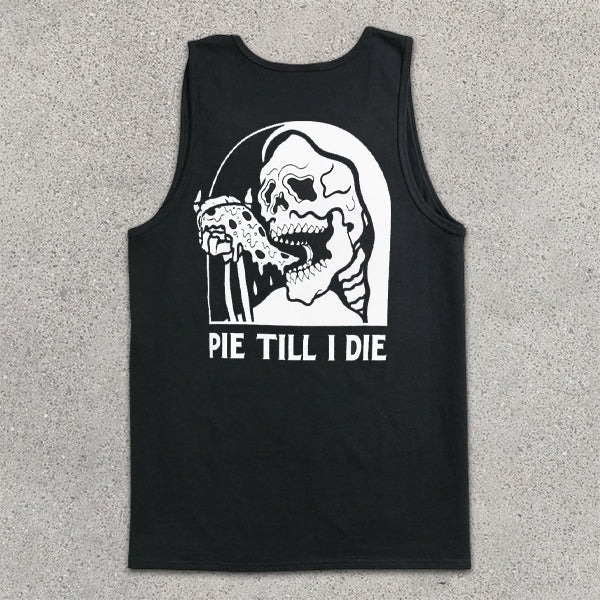 Skull Graphic Print Tank Top