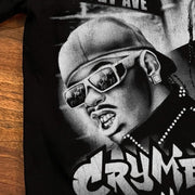 Crime Tyme Casual Street Wrestling Print T-Shirt