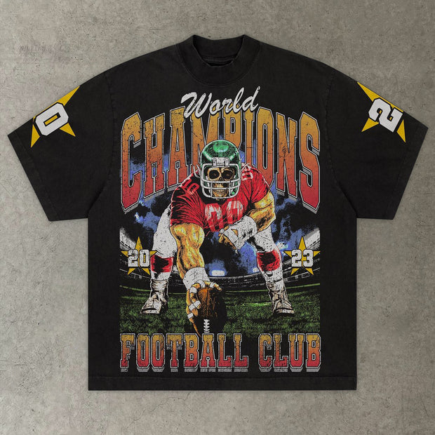 Rugby Casual Sports Short Sleeve T-Shirt