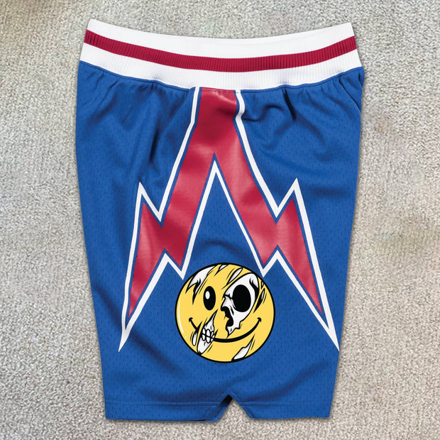 Fashion contrast street sports shorts